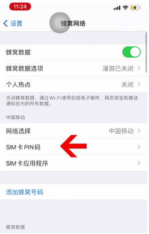 交城苹果14维修网分享如何给iPhone14的SIM卡设置密码 