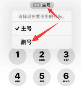 交城苹果14维修店分享iPhone 14 Pro Max使用副卡打电话的方法 