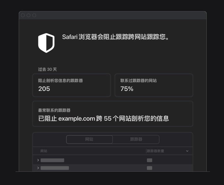 交城苹果手机维修分享如何在 Safari 浏览器中查看和打开隐私报告 