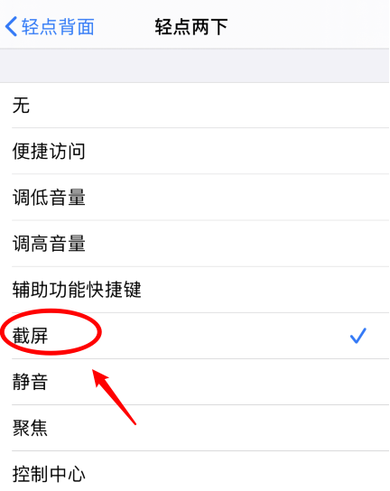 交城苹果手机维修分享iPhone12如何启用双击截屏 